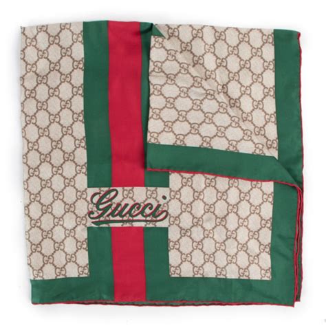 original gucci silk scarf.